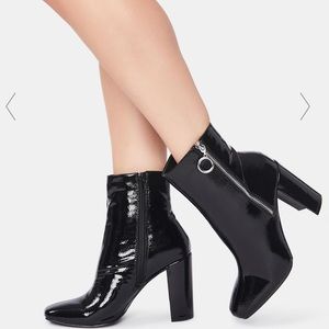Blackout ankle boots